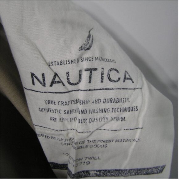 NEW NAUTICA KHAKI PANTS 40X32 - Picture 12 of 12